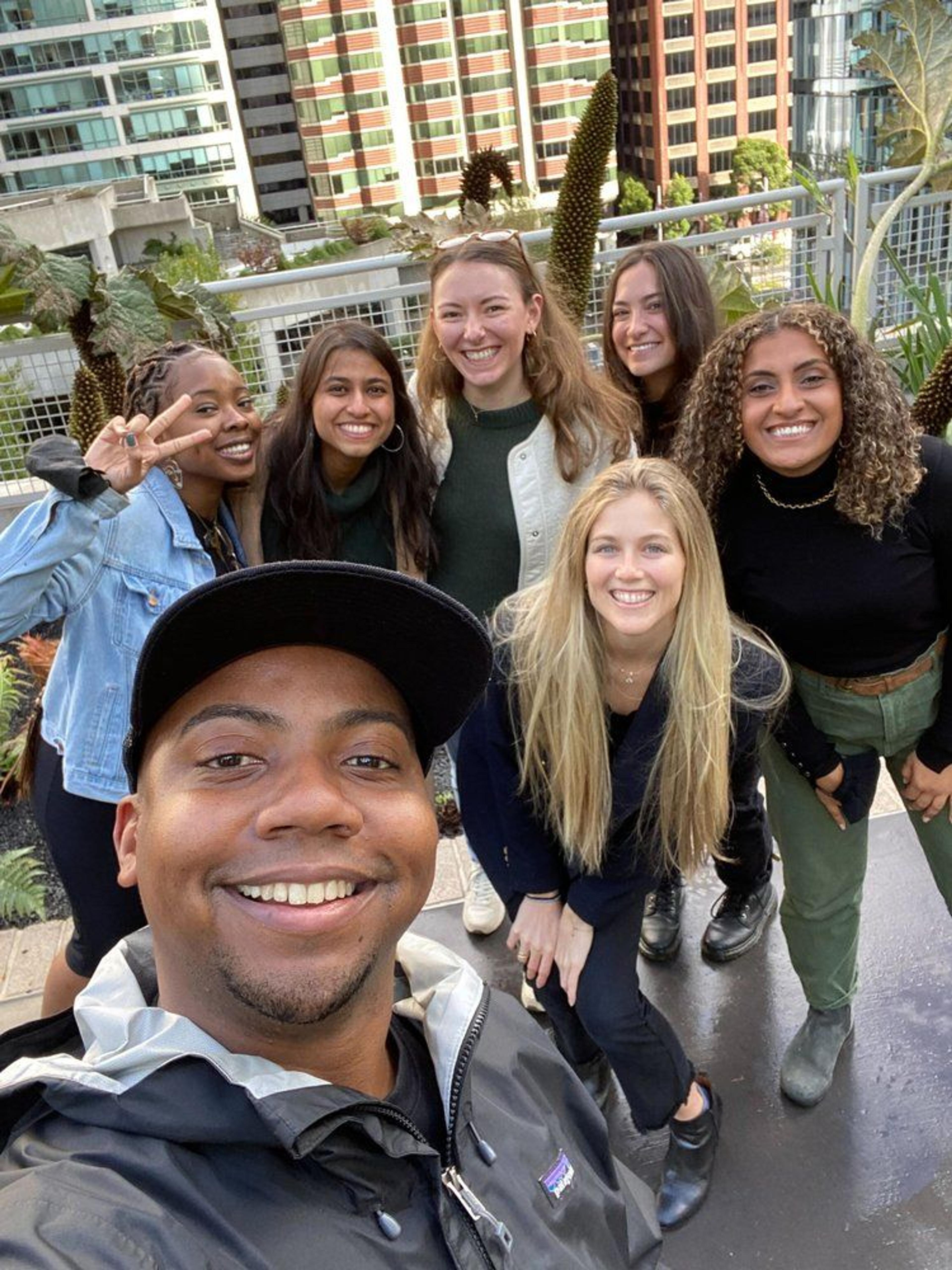 Image of students taking a selfie